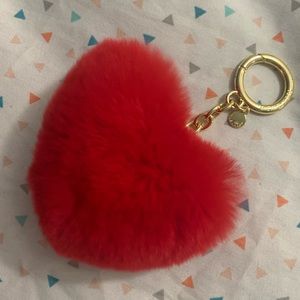 Michael Kors Red Heart Keychain